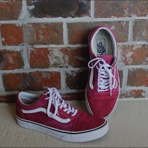 Burgundy Vans